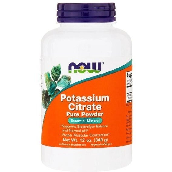 Мікроелемент Калій NOW Foods Potassium Citrate 340 g /243 servings/ від компанії інтернет-магазин "БИТПРОМТОРГ" - фото 1