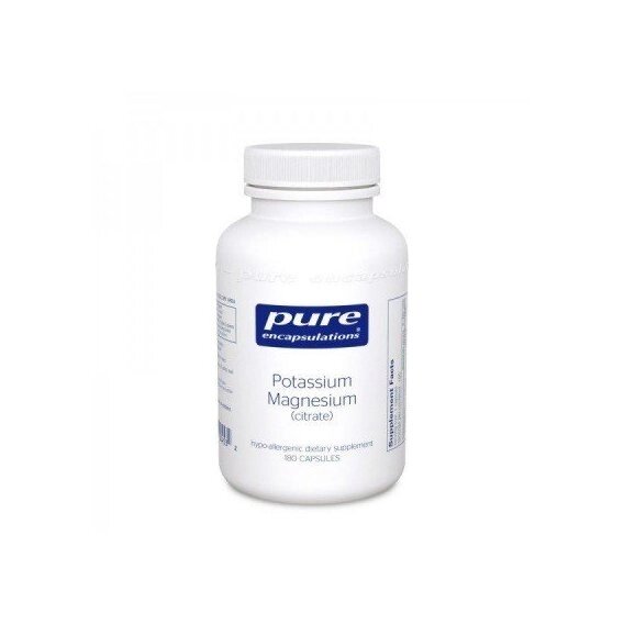 Мікроелемент Калій Pure Encapsulations Potassium Magnesium (citrate) 180 Caps PE-00453 від компанії інтернет-магазин "БИТПРОМТОРГ" - фото 1