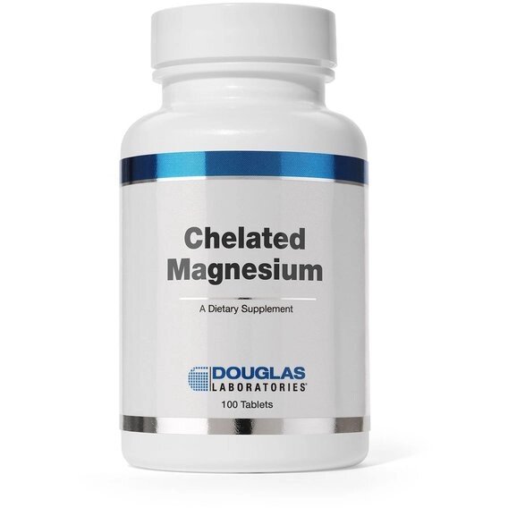 Мікроелемент Магній Douglas Laboratories Chelated Magnesium 100 Tabs DOU-00605 від компанії інтернет-магазин "БИТПРОМТОРГ" - фото 1