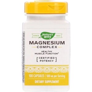 Мікроелемент Магній Nature's Way Magnesium Complex 100 Caps NWY-41051