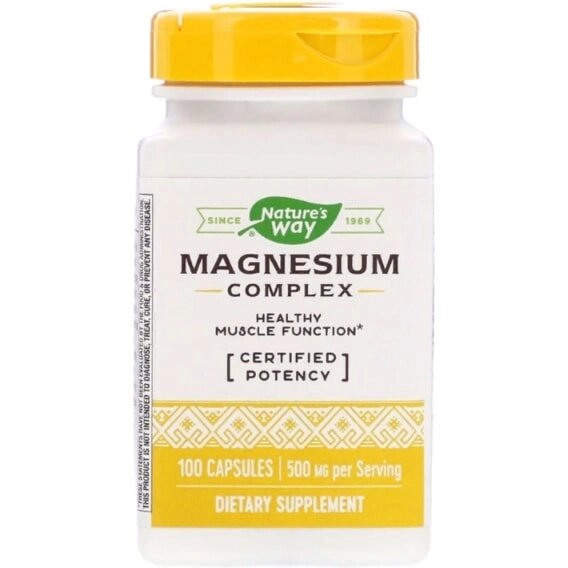 Мікроелемент Магній Nature's Way Magnesium Complex 100 Caps NWY-41051 від компанії інтернет-магазин "БИТПРОМТОРГ" - фото 1