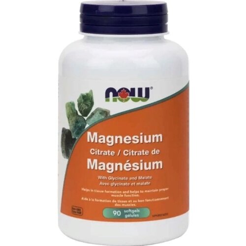 Мікроелемент Магній NOW Foods Magnesium Citrate 134 mg 90 Softgels від компанії інтернет-магазин "БИТПРОМТОРГ" - фото 1