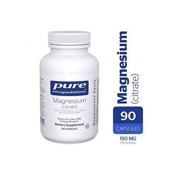 Мікроелемент Магній Pure Encapsulations Magnesium (Citrate) 150 mg 90 Caps PE-00172 від компанії інтернет-магазин "БИТПРОМТОРГ" - фото 1