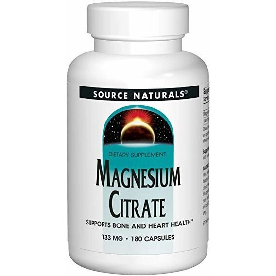 Мікроелемент Магній Source Naturals Magnesium Citrate 133 mg 180 Caps від компанії інтернет-магазин "БИТПРОМТОРГ" - фото 1