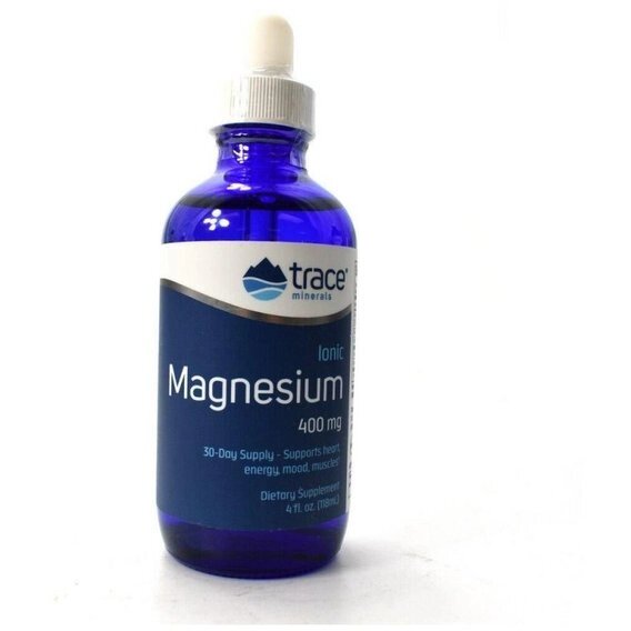 Мікроелемент Магній Trace Minerals Liquid Ionic Magnesium, 400 mg 4 fl oz 118 ml TMR-00353 від компанії інтернет-магазин "БИТПРОМТОРГ" - фото 1