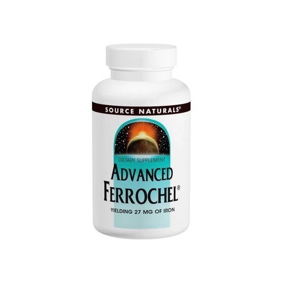 Мікроелемент Залізо Source Naturals Advanced Ferrochel 180 Tabs від компанії інтернет-магазин "БИТПРОМТОРГ" - фото 1