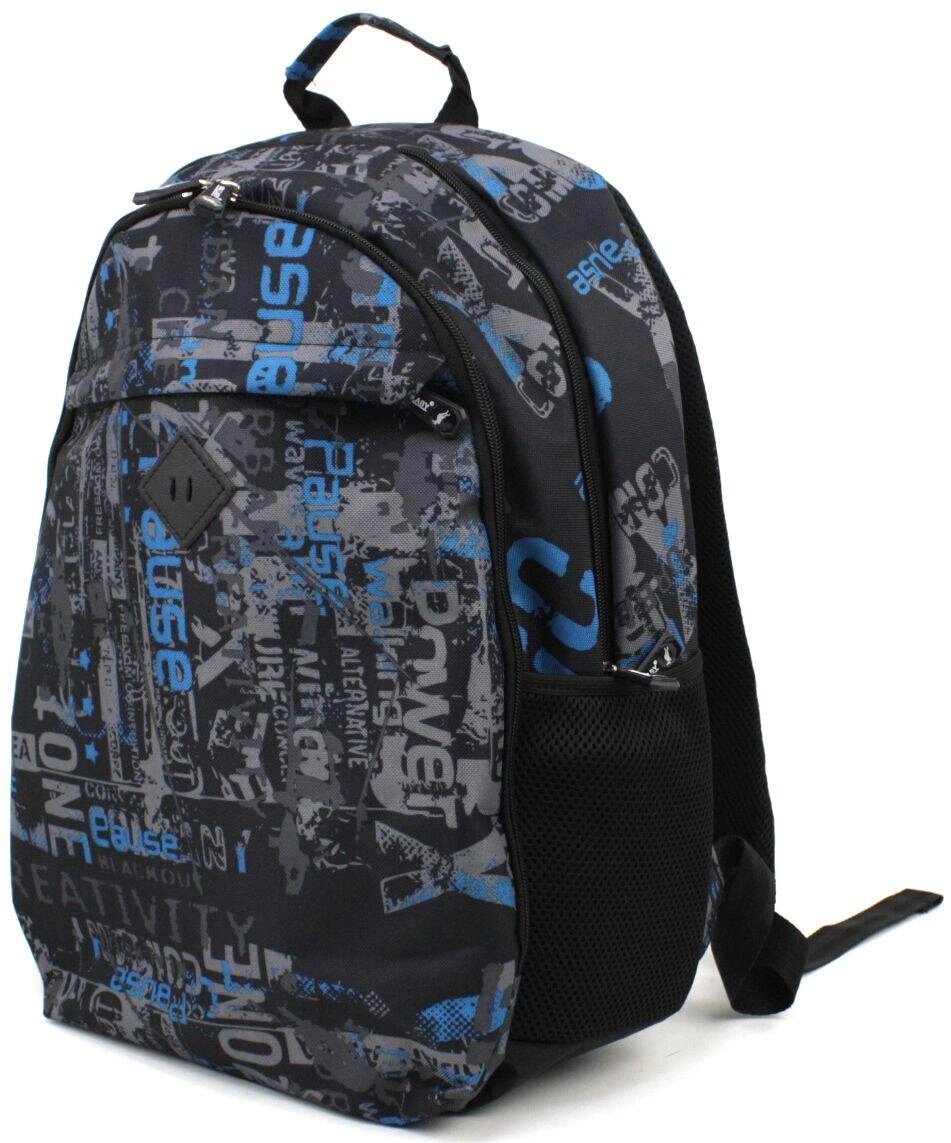 Міський рюкзак Wallaby 147.43 16L Сіро синій від компанії інтернет-магазин "БИТПРОМТОРГ" - фото 1