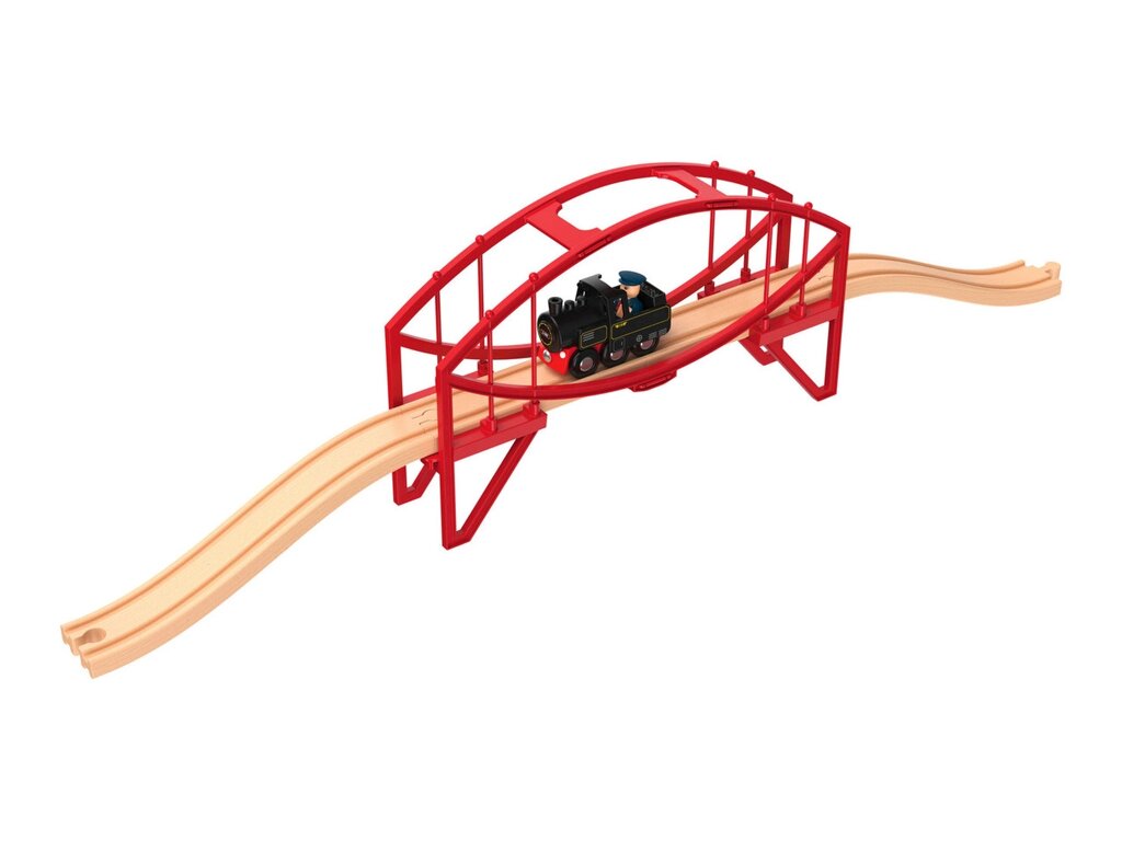 Міст для дерев'яної залізниці PlayTive, Ikea lillabo, Brio, Viga Toys Німеччина від компанії інтернет-магазин "БИТПРОМТОРГ" - фото 1
