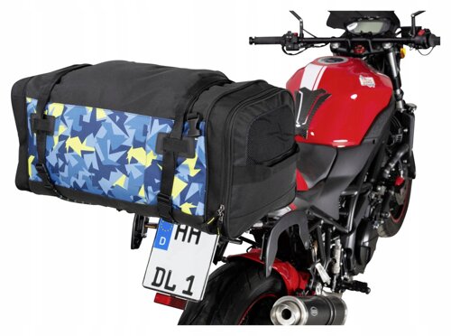 Мотосумка дорожня - рюкзак 2в1 багажна сумка на мотоцикл Louis 10067907 40L Чорний