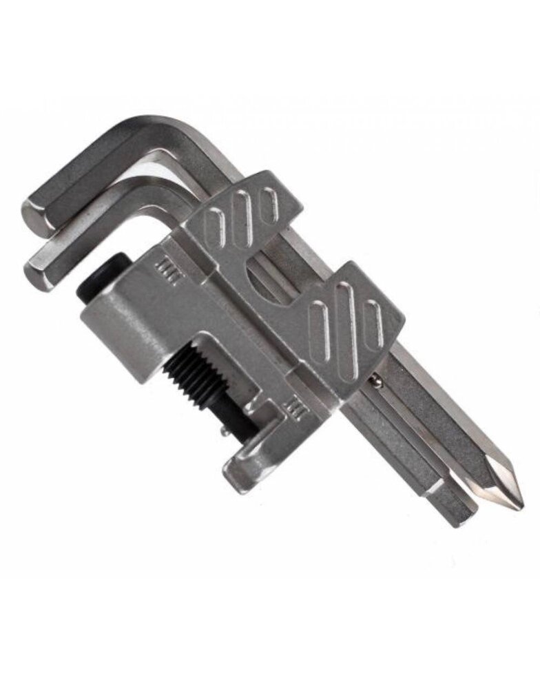 Мульти-ключ ProX CE41 з вичавкою ланцюга Сріблястий (A-N-0121) від компанії інтернет-магазин "БИТПРОМТОРГ" - фото 1