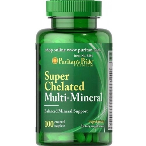 Мультимінеральний комплекс Puritan's Pride Super Chelated Multi Mineral 100 Caplets від компанії інтернет-магазин "БИТПРОМТОРГ" - фото 1