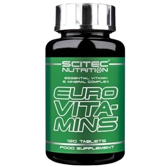 Мультивітаміни для спорту Scitec Nutrition Euro Vita-Mins 120 Tabs від компанії інтернет-магазин "БИТПРОМТОРГ" - фото 1