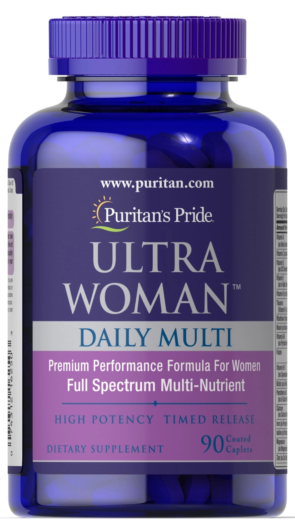 Мультивітаміни для жінок Puritans Pride Woman Daily Multi Timed 90 капсул (32477) від компанії інтернет-магазин "БИТПРОМТОРГ" - фото 1