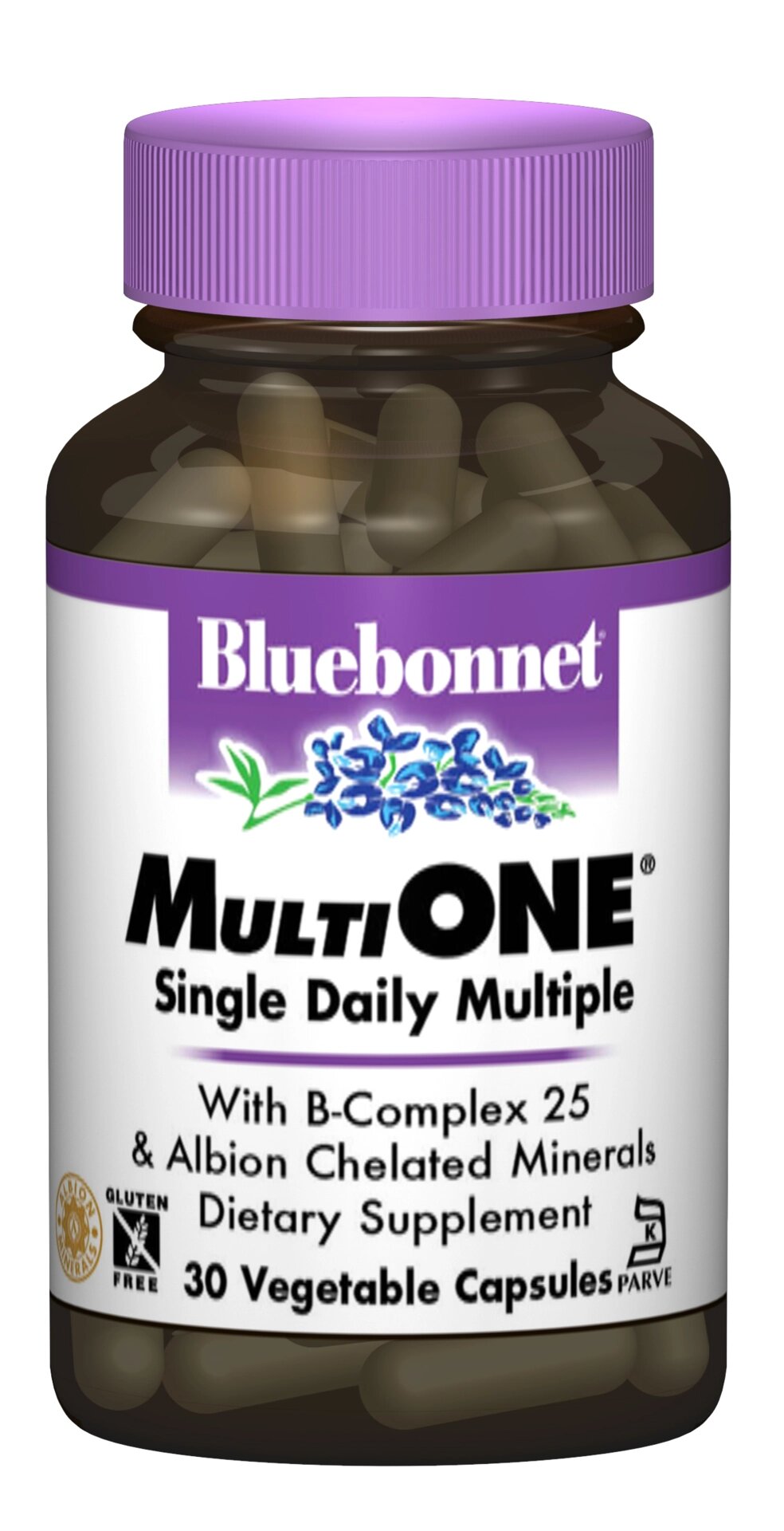 Мультивітаміни із залізом Bluebonnet Nutrition MultiONE 30 гелевих капсул від компанії інтернет-магазин "БИТПРОМТОРГ" - фото 1