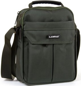 Чоловіча сумка тканинна Lanpad LAN3768 green Зелена