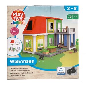 Набір для дерев'яної залізниці PlayTive House 70 ел Німеччина ( Ikea, Hape, Brio )