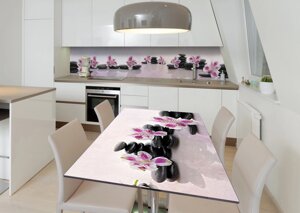 Наліпка 3Д виниловая на стол Zatarga «Бал камней» 600х1200 мм для домов, квартир, столов, кофейн, кафе