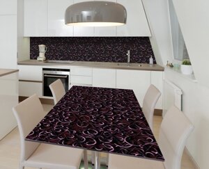 Наклейка 3Д вінілова на стіл Zatarga «Ковані двері» 600х1200 мм для будинків, квартир, столів, кав'ярень, кафе