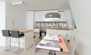 Наліпка 3Д вінілова на стіл Zatarga «Мила Франція» 600х1200 мм для будинків, квартир, столів, кофеєнь,