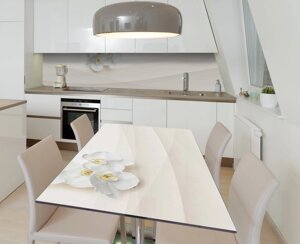 Наліпка 3Д виниловая на стол Zatarga «Очищение души» 600х1200 мм для домов, квартир, столов, кофейн, кафе