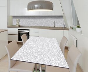 Наліпка 3Д виниловая на стол Zatarga «Пенопласт» 600х1200 мм для домов, квартир, столов, кофейн, кафе