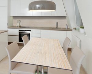 Наліпка 3Д вінілова на стіл Zatarga «Піщана слойка» 600х1200 мм для будинків, квартир, столів, кофеєнь, кафе