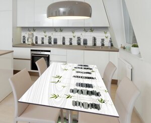Наліпка 3Д виниловая на стол Zatarga «Сад равновесия» 600х1200 мм для домов, квартир, столов, кофейн, кафе