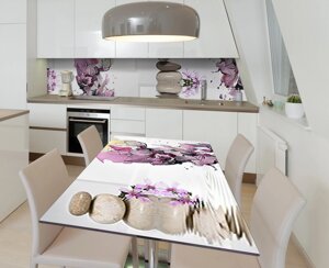 Наліпка 3Д вінілова на стіл Zatarga «Стійкість каменю» 600х1200 мм для будинків, квартир, столів, кофеєнь,