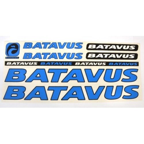 Наклейка Batavus на раму велосипеда Синій (NAK043) від компанії інтернет-магазин "БИТПРОМТОРГ" - фото 1