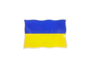 Наліпка Прапор України 15см*10см (10шт/уп) ТМ УКРАЇНА