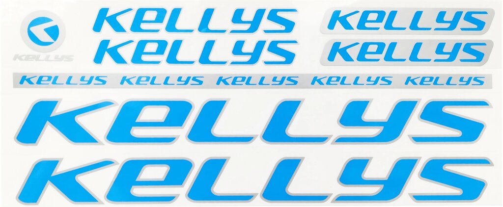Наклейка Kellys на раму велосипеда Синій (NAK051) від компанії інтернет-магазин "БИТПРОМТОРГ" - фото 1
