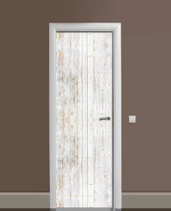 Наліпка на дверь Zatarga «Металлические планки» 650х2000 мм виниловая 3Д Наліпка декор самоклеящаяся