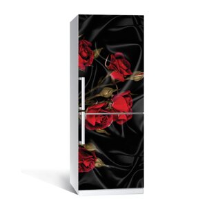 Наліпка на холодильник Zatarga Троянда Tassin 01 650х2000 мм вінілова 3Д Наліпка декор на кухню самоклеюча
