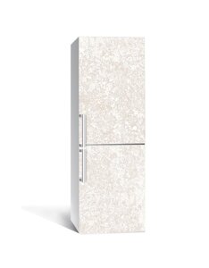Наліпка на холодильник Zatarga «Світлий доломіт» 600х1800 мм вінілова 3Д Наліпка декор на кухню