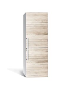 Наліпка на холодильник Zatarga «Вертикальний паркан» 600х1800 мм вінілова 3Д Наліпка декор на кухню