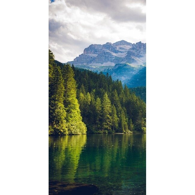 Настінний обігрівач-картина Shine "Гірське озеро" 100 х 50 см 215 Вт від компанії інтернет-магазин "БИТПРОМТОРГ" - фото 1