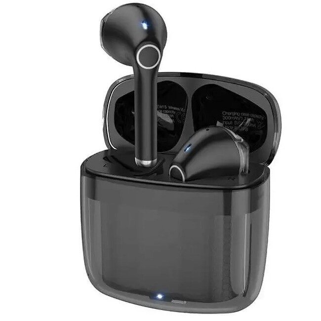 Навушники бездротові Bluetooth HOCO Clear Explore Edition EW15 Black від компанії інтернет-магазин "БИТПРОМТОРГ" - фото 1