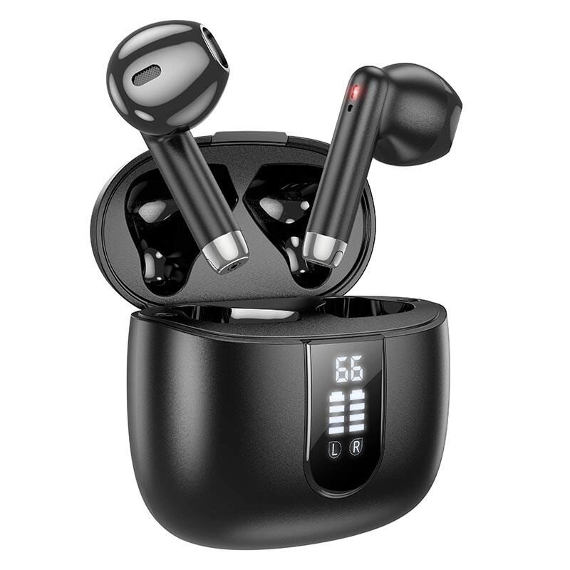 Навушники бездротові Bluetooth HOCO EW36 Black від компанії інтернет-магазин "БИТПРОМТОРГ" - фото 1
