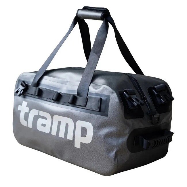 Непромокаюча гермосумка рюкзак Tramp 50 л Dark Grey (UTRA-297-dark-grey) від компанії інтернет-магазин "БИТПРОМТОРГ" - фото 1