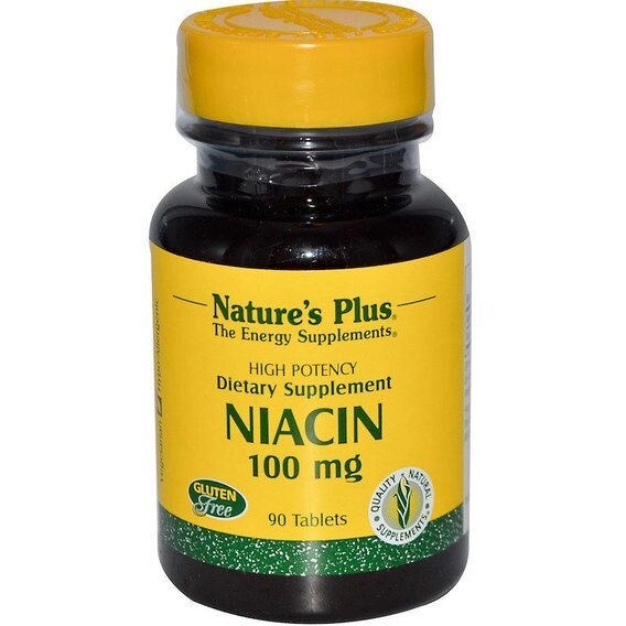 Ніацин Nature's Plus Niacin 100 mg 90 Tabs від компанії інтернет-магазин "БИТПРОМТОРГ" - фото 1