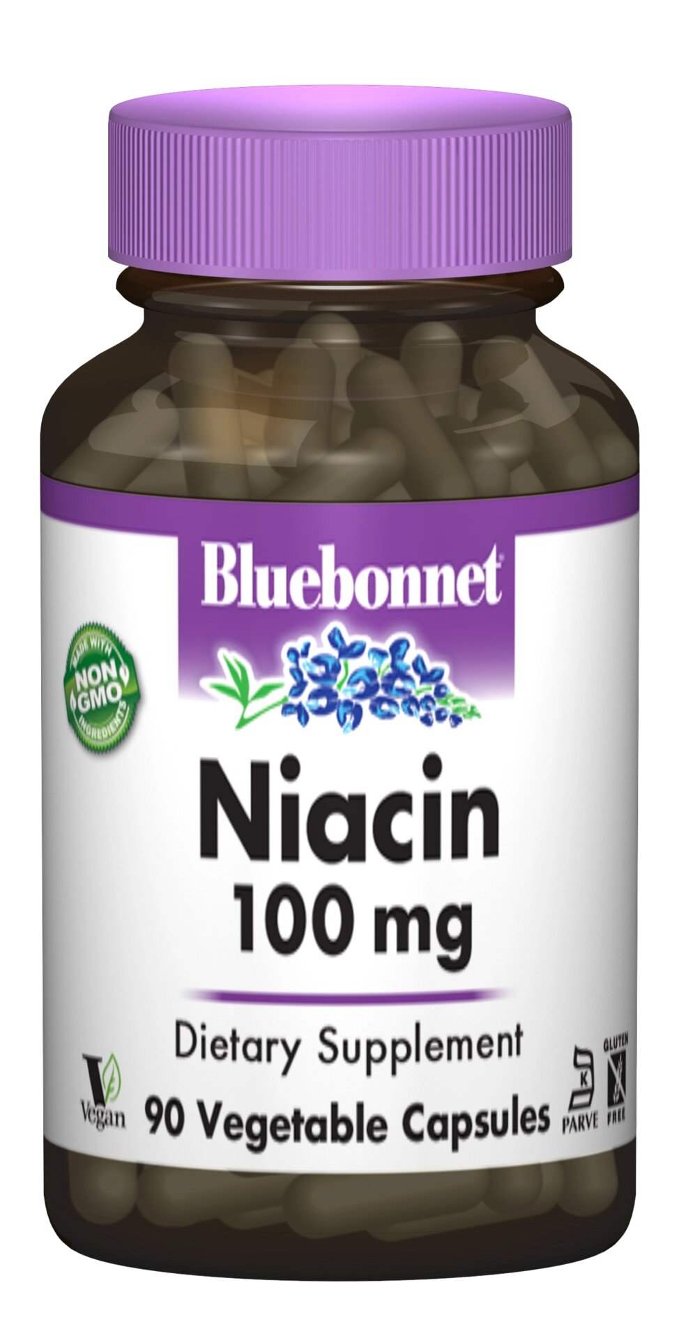 Ніацин (В3) 100 мг Bluebonnet Nutrition 90 гелевих капсул від компанії інтернет-магазин "БИТПРОМТОРГ" - фото 1