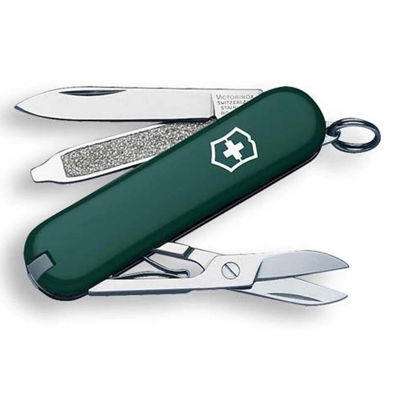 Ніж Victorinox Classic Sd 58 мм 7 функцій Зелений (0.6223.4) від компанії інтернет-магазин "БИТПРОМТОРГ" - фото 1