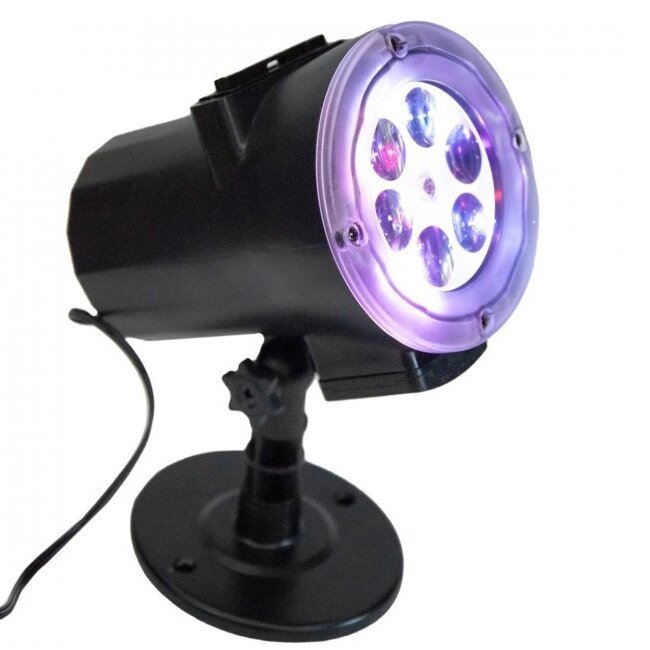 Новорічний проектор LASER LIGHT STAR SHOWER 518 Чорний від компанії інтернет-магазин "БИТПРОМТОРГ" - фото 1