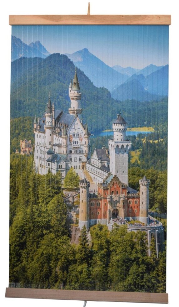 Обігрівач-картина інфрачервоний настінний Trio 400W 100 х 57 см Замок від компанії інтернет-магазин "БИТПРОМТОРГ" - фото 1