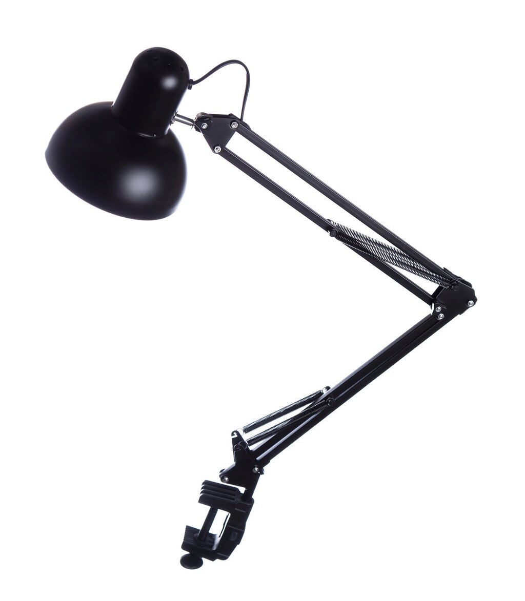 Офісна настільна лампа на струбціні Sunlight чорний 800В від компанії інтернет-магазин "БИТПРОМТОРГ" - фото 1