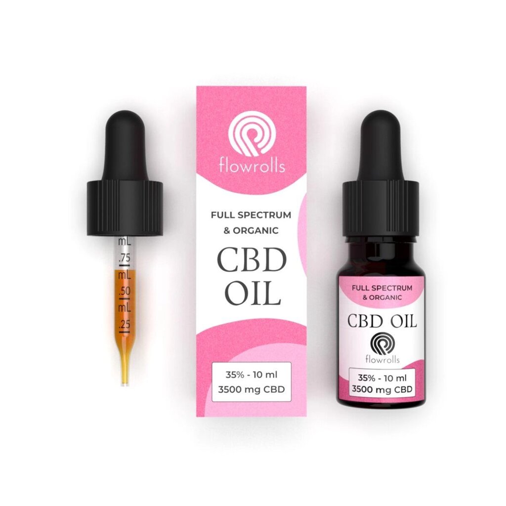 Олія КБД CBD oil 35% Flowrolls Medic Broad Spectrum Польща (Кристалізована) від компанії інтернет-магазин "БИТПРОМТОРГ" - фото 1