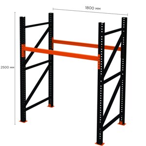 Палетний стелаж PR-Heavy (2500x1800x1100-2-1)