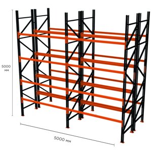 Палетний стелаж PR-Heavy (5000x5000x2200-12-16)