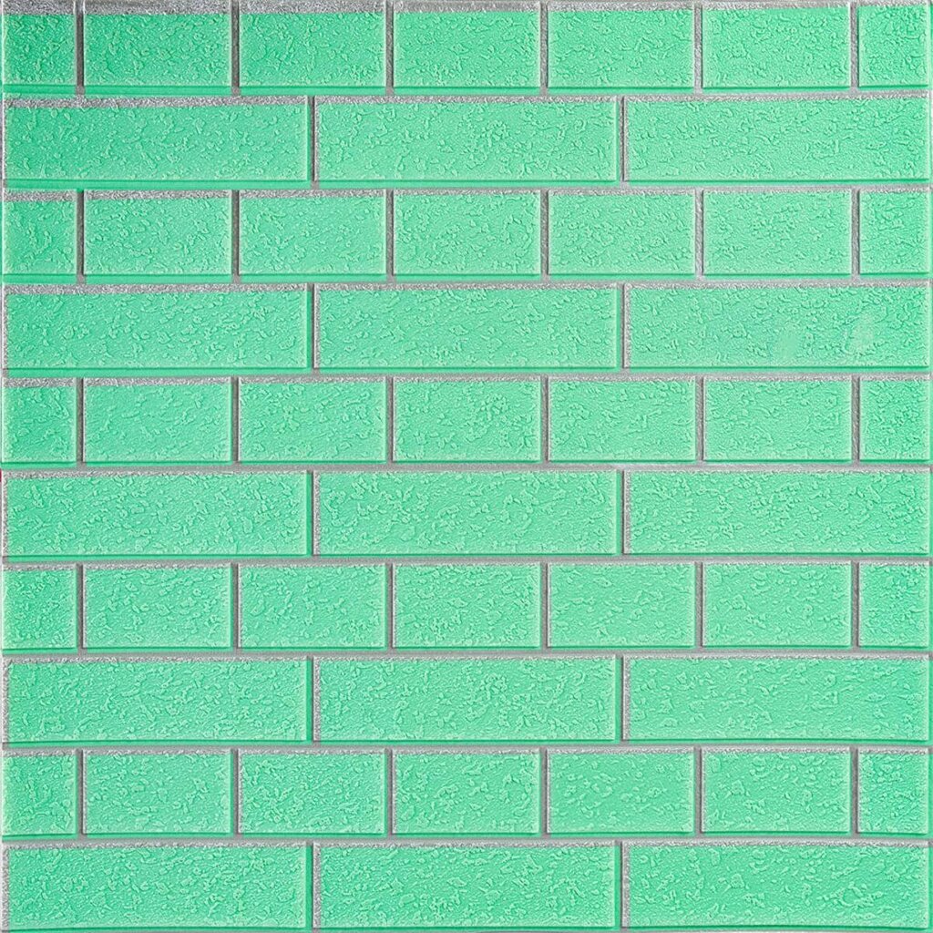 Панель стінова 3D NEW CULTURAL WALL 70*70cm*5mm GREEN+SILVER (D) SW-00001803 від компанії інтернет-магазин "БИТПРОМТОРГ" - фото 1