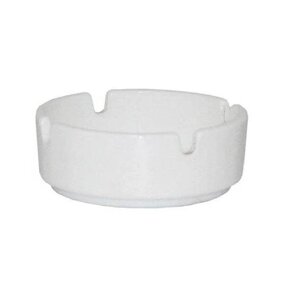 Попільничка фарфорова 10 см Stenson MC3237 White